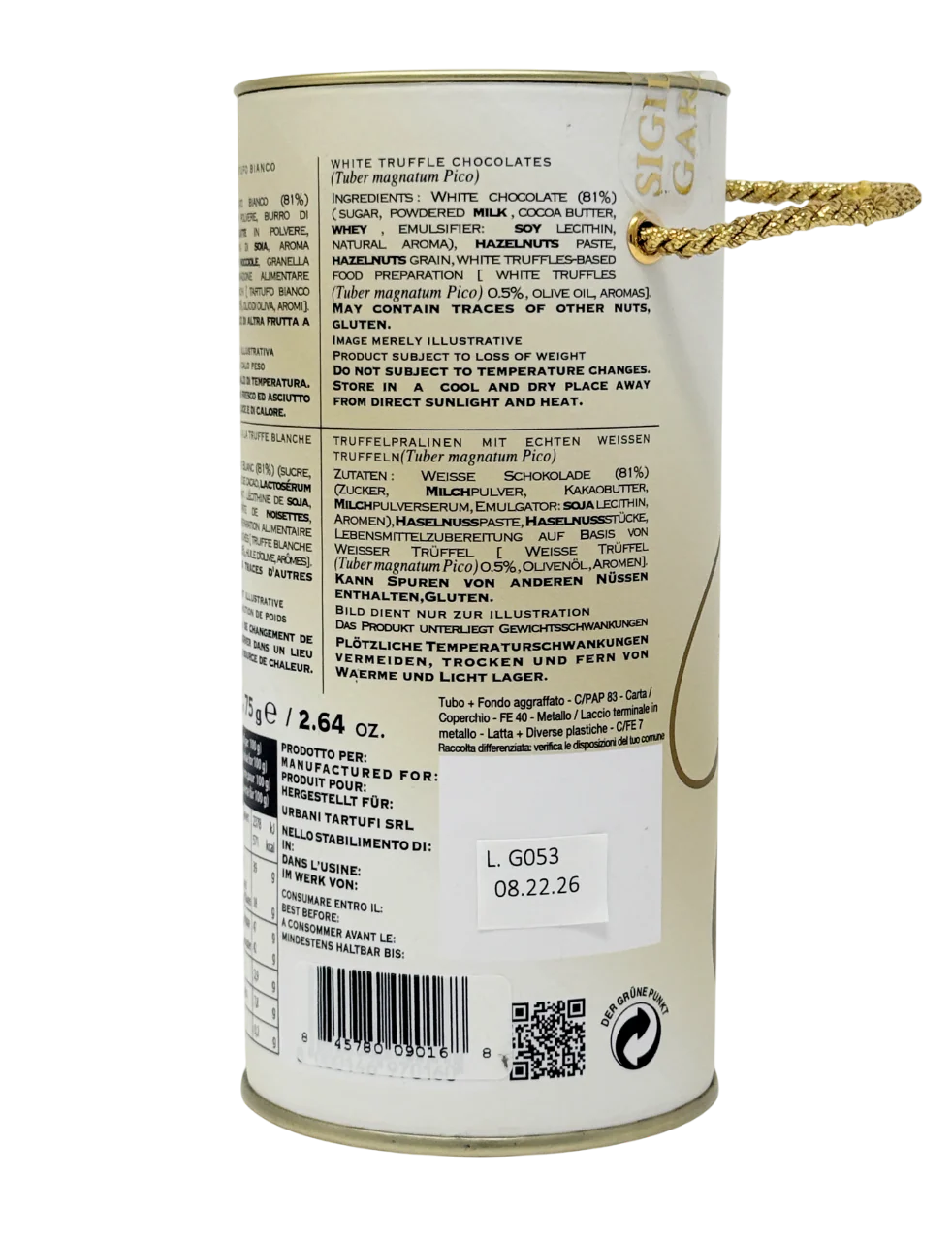 White Truffle Bonbons 2.6 oz - Image 3